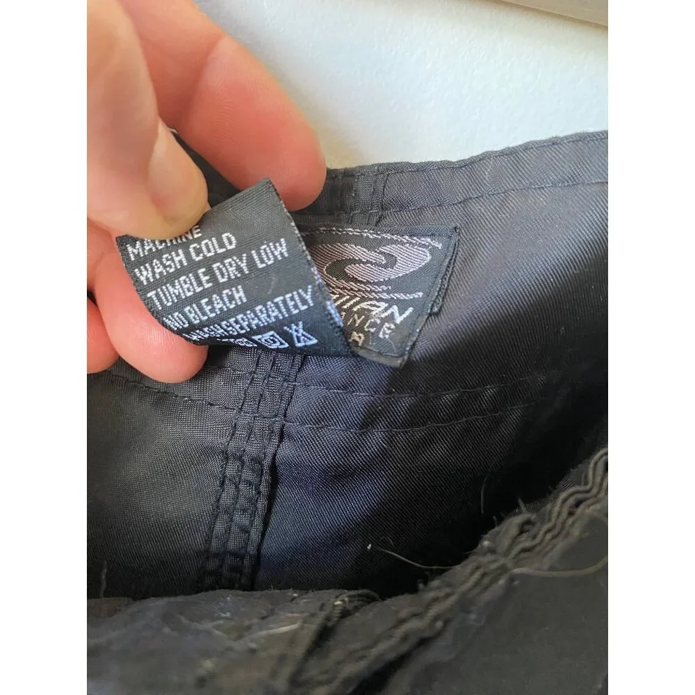 Hawaiian Performance Surfwear black‎ boardshorts swim trunks tropical men 42